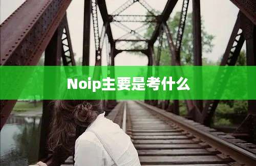 Noip主要是考什么