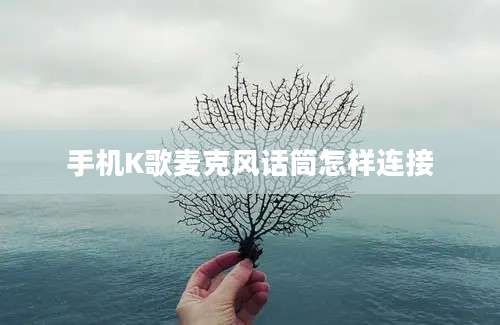 手机K歌麦克风话筒怎样连接