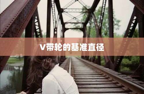 V带轮的基准直径