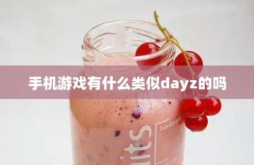 手机游戏有什么类似dayz的吗