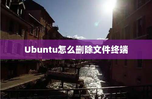 Ubuntu怎么删除文件终端