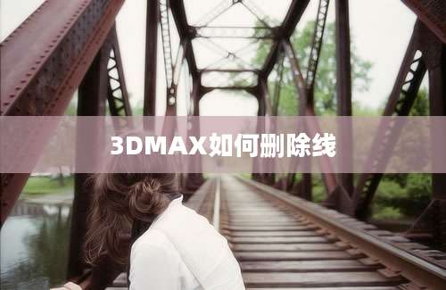 3DMAX如何删除线