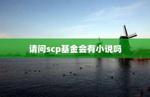 请问scp基金会有小说吗