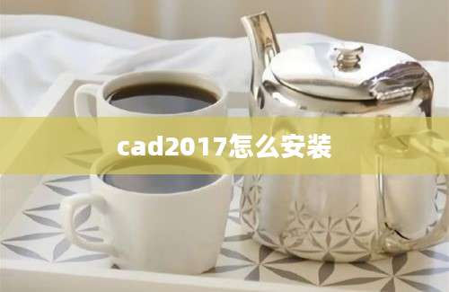 cad2017怎么安装