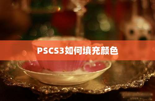 PSCS3如何填充颜色