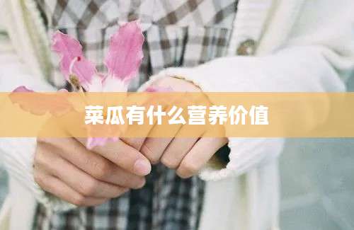 菜瓜有什么营养价值