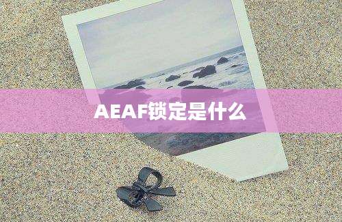 AEAF锁定是什么