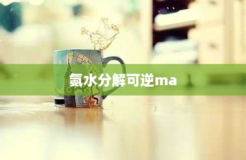 氨水分解可逆ma