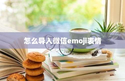 怎么导入微信emoji表情