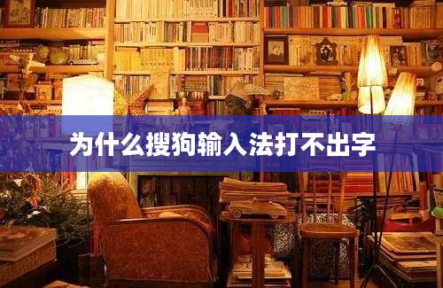 为什么搜狗输入法打不出字