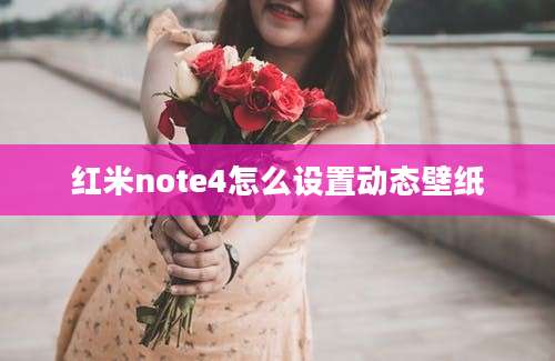 红米note4怎么设置动态壁纸