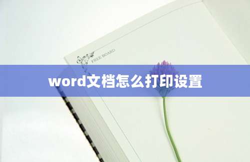 word文档怎么打印设置