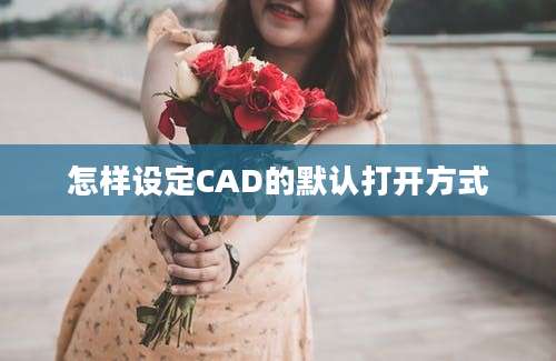 怎样设定CAD的默认打开方式