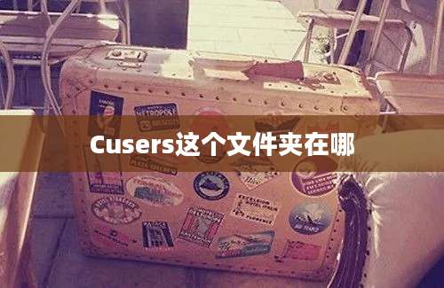 Cusers这个文件夹在哪