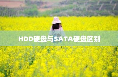 HDD硬盘与SATA硬盘区别