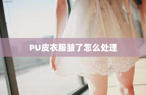 PU皮衣服皱了怎么处理