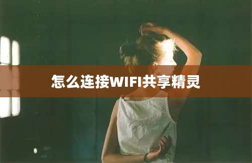 怎么连接WIFI共享精灵