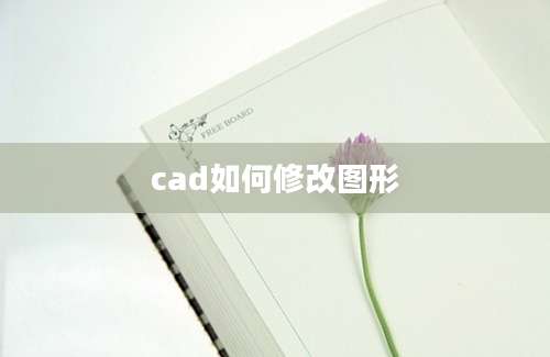 cad如何修改图形