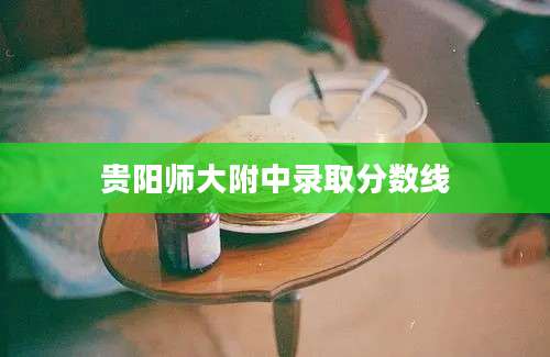 贵阳师大附中录取分数线