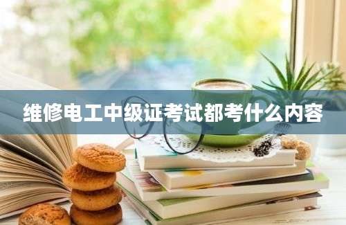 维修电工中级证考试都考什么内容