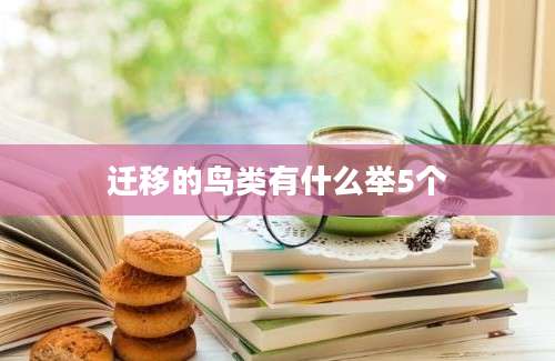 迁移的鸟类有什么举5个