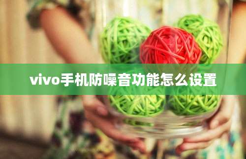 vivo手机防噪音功能怎么设置