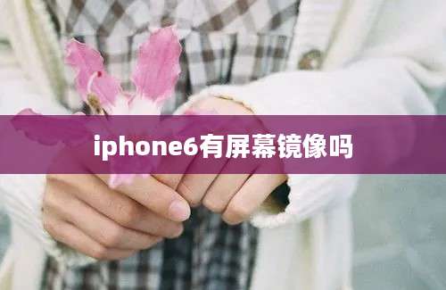 iphone6有屏幕镜像吗