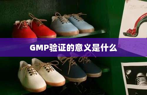 GMP验证的意义是什么