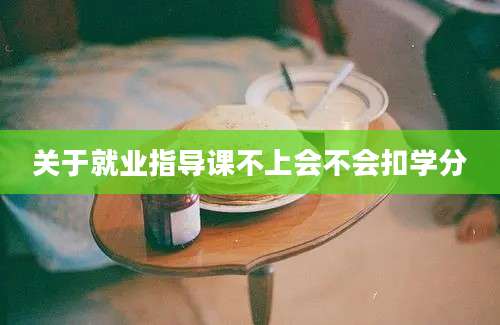 关于就业指导课不上会不会扣学分