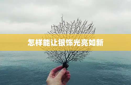 怎样能让银饰光亮如新