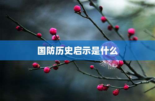 国防历史启示是什么