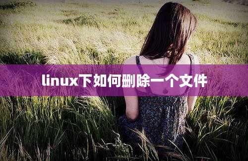 linux下如何删除一个文件