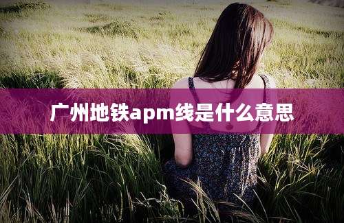 广州地铁apm线是什么意思