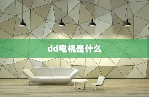 dd电机是什么