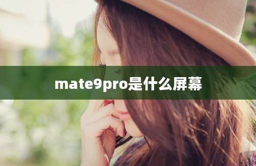 mate9pro是什么屏幕