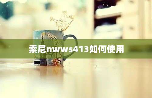 索尼nwws413如何使用