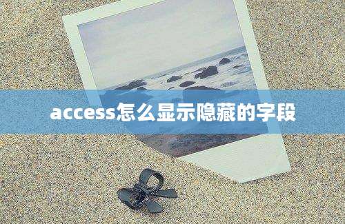 access怎么显示隐藏的字段