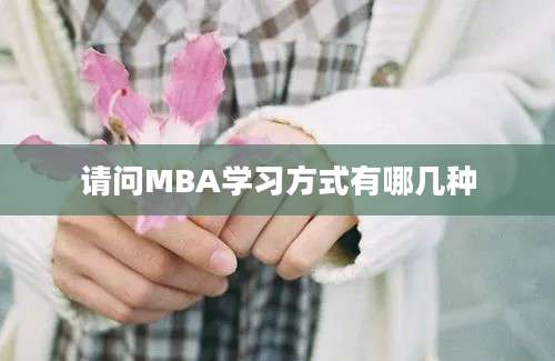 请问MBA学习方式有哪几种