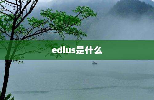 edius是什么