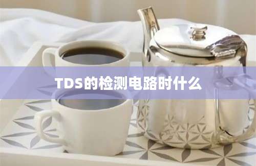 TDS的检测电路时什么