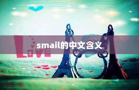 smail的中文含义