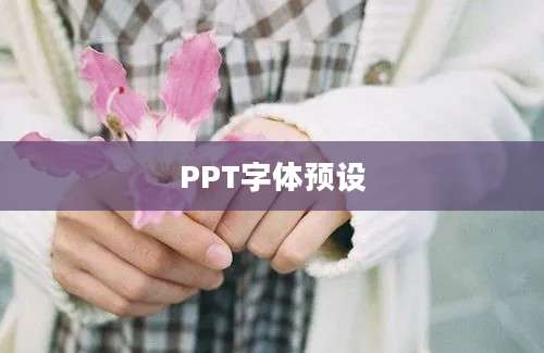 PPT字体预设