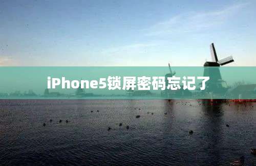 iPhone5锁屏密码忘记了