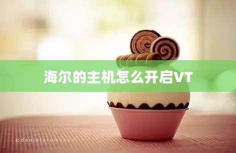 海尔的主机怎么开启VT