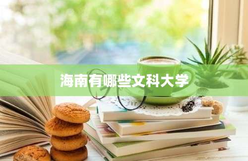 海南有哪些文科大学