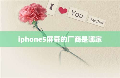 iphone5屏幕的厂商是哪家