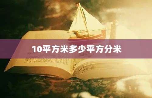 10平方米多少平方分米