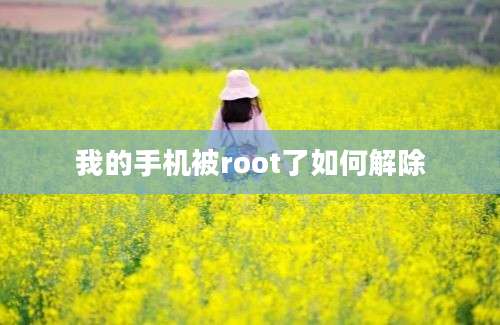 我的手机被root了如何解除