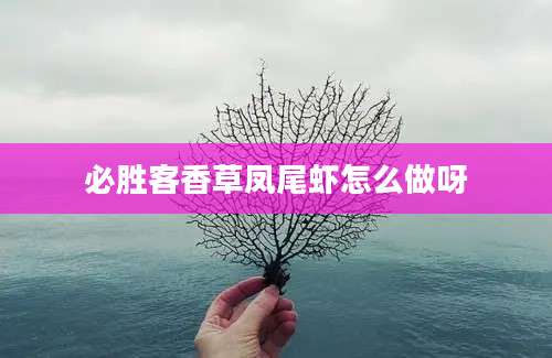 必胜客香草凤尾虾怎么做呀