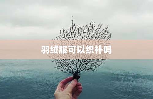 羽绒服可以织补吗